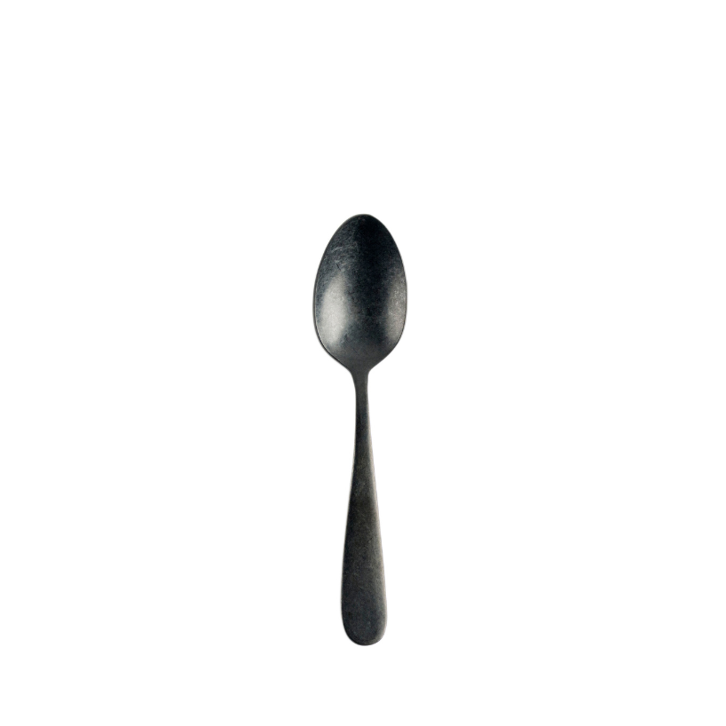Cuchara postre Vintage Negra