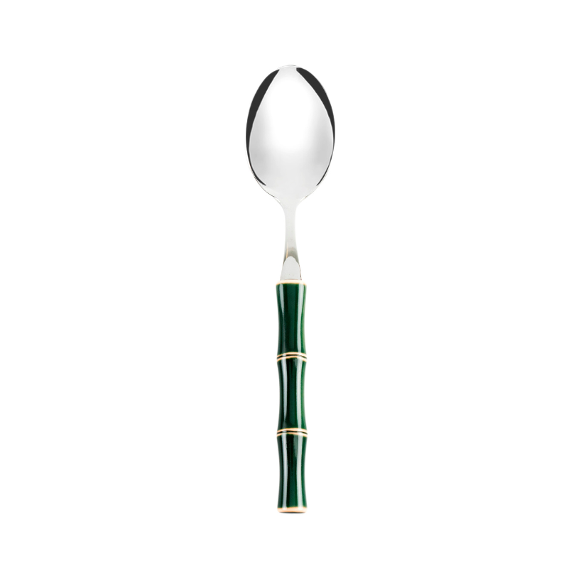 Cuchara sopera  bambú verde 