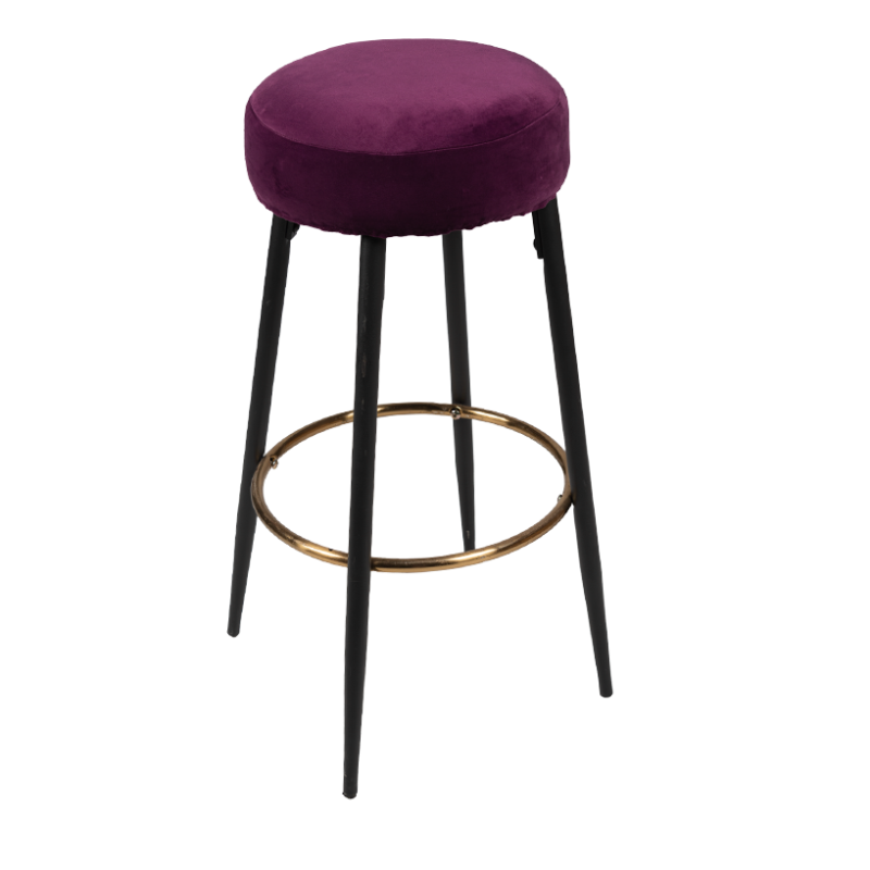 Funda Taburete Carpi Morado Oscuro